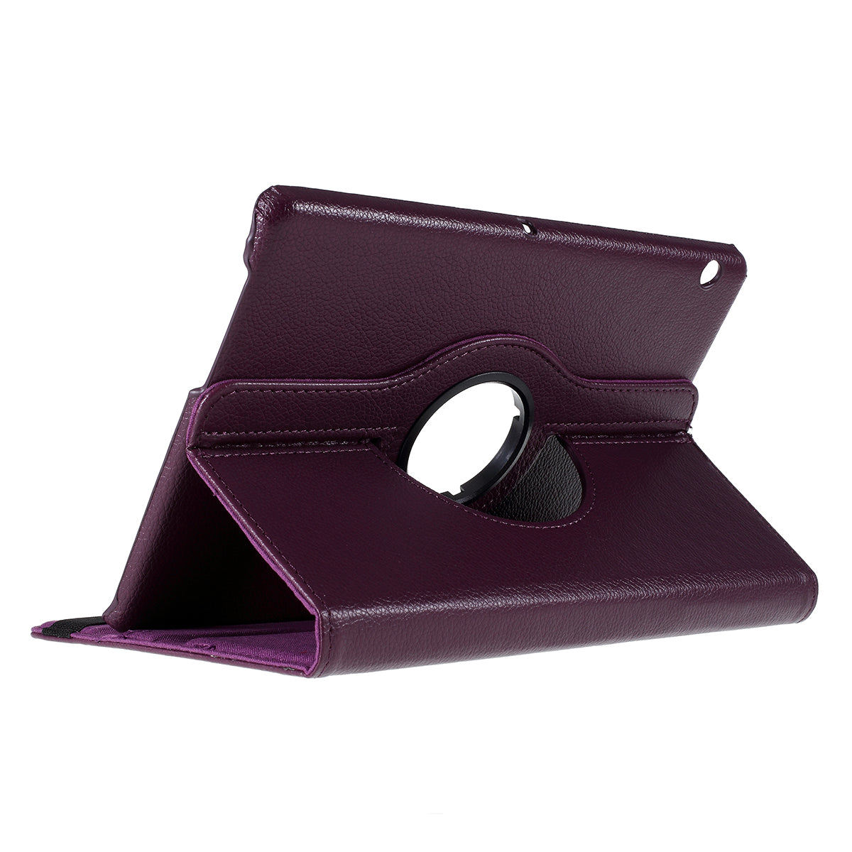 For Huawei MediaPad T3 10 Litchi Skin Leather 360 Degree Rotary Stand Multi-Angle Support Tablet Case