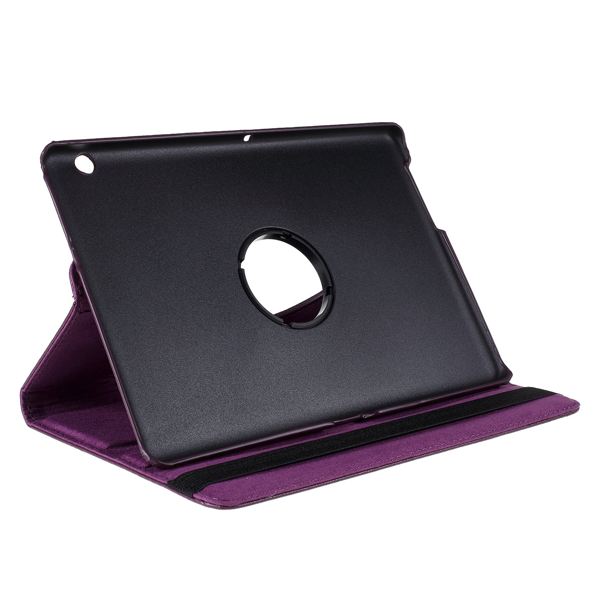 For Huawei MediaPad T3 10 Litchi Skin Leather 360 Degree Rotary Stand Multi-Angle Support Tablet Case