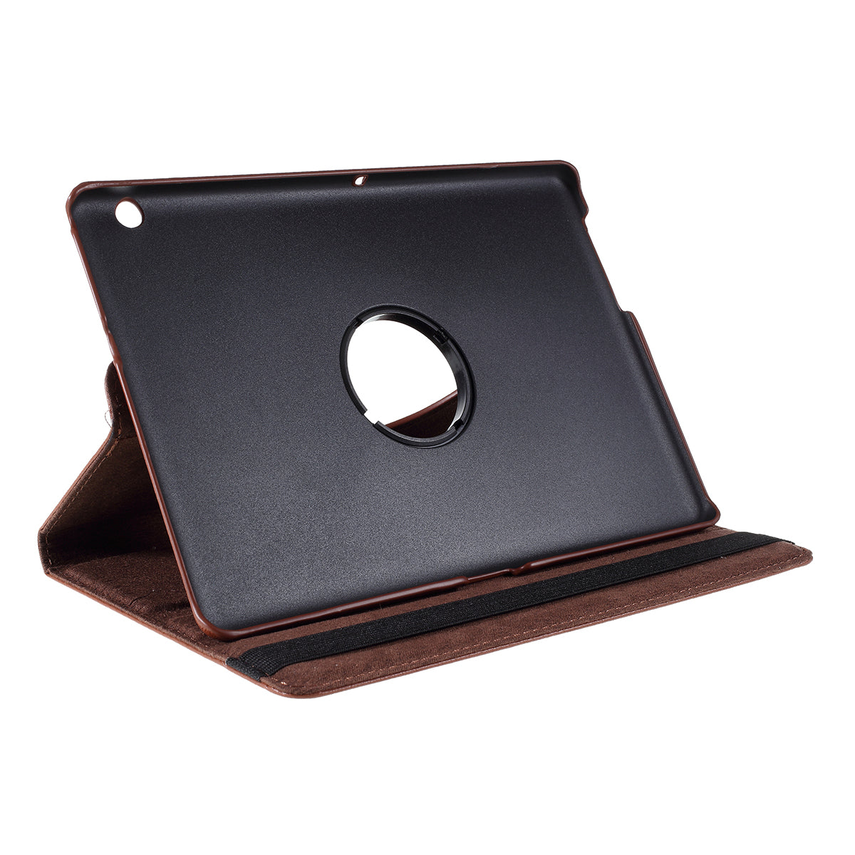 For Huawei MediaPad T3 10 Litchi Skin Leather 360 Degree Rotary Stand Multi-Angle Support Tablet Case