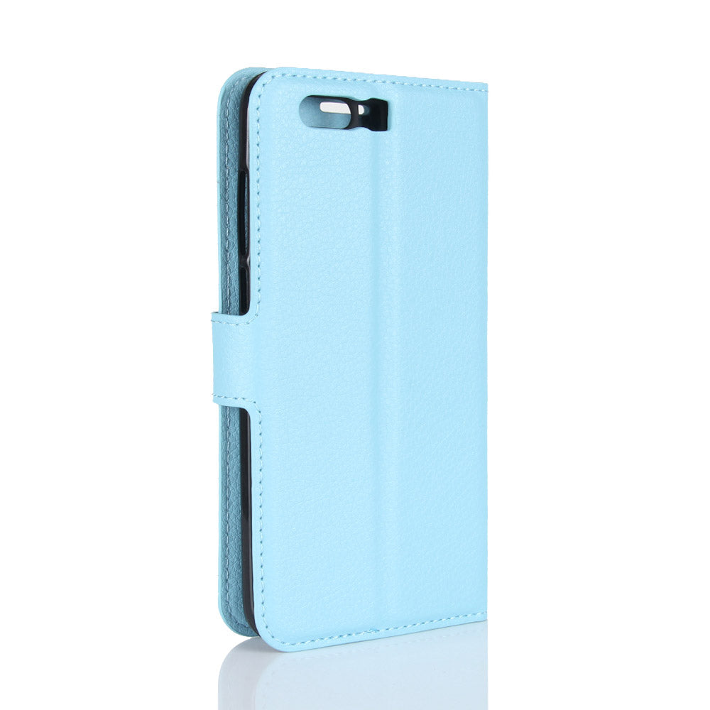 For Huawei Honor 9 Litchi Texture PU Leather Wallet Stand Phone Case Shell