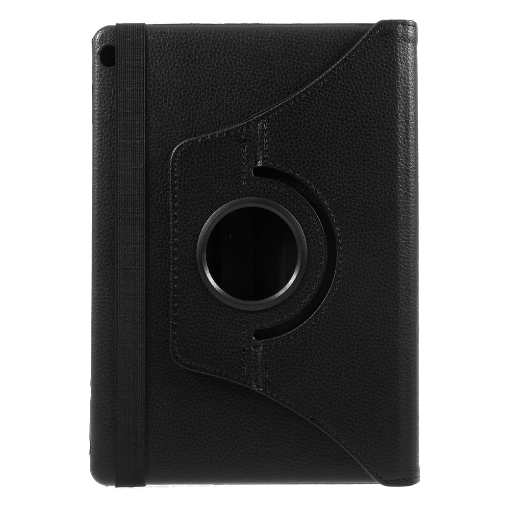 For Huawei MediaPad M3 Lite 10 (10.1 Inch) Litchi Grain 360 Degree Rotary Stand Leather Case