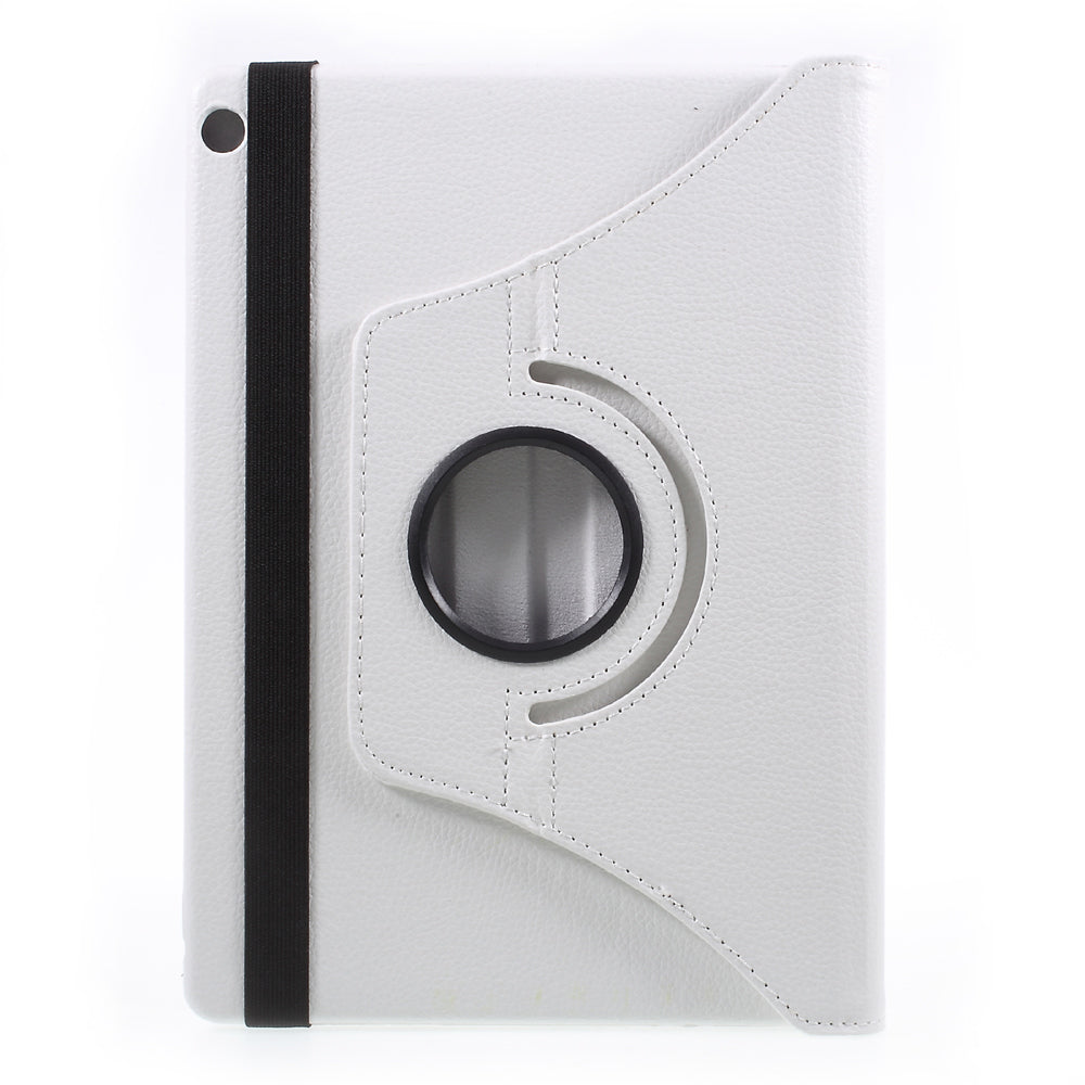 For Huawei MediaPad M3 Lite 10 (10.1 Inch) Litchi Grain 360 Degree Rotary Stand Leather Case
