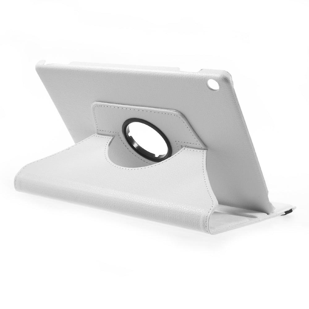 For Huawei MediaPad M3 Lite 10 (10.1 Inch) Litchi Grain 360 Degree Rotary Stand Leather Case