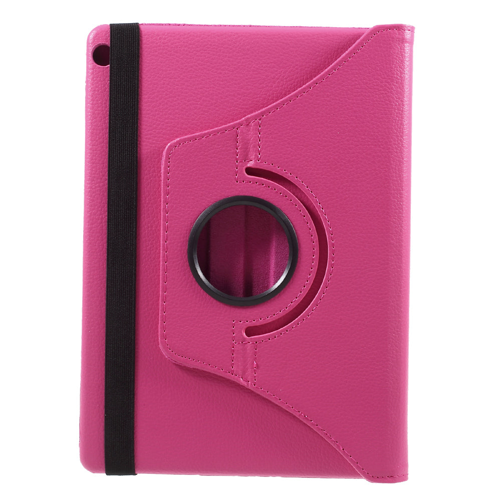 For Huawei MediaPad M3 Lite 10 (10.1 Inch) Litchi Grain 360 Degree Rotary Stand Leather Case