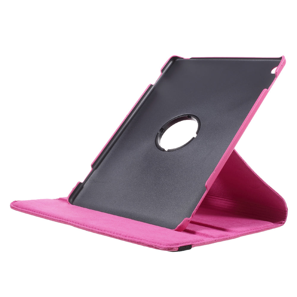 For Huawei MediaPad M3 Lite 10 (10.1 Inch) Litchi Grain 360 Degree Rotary Stand Leather Case