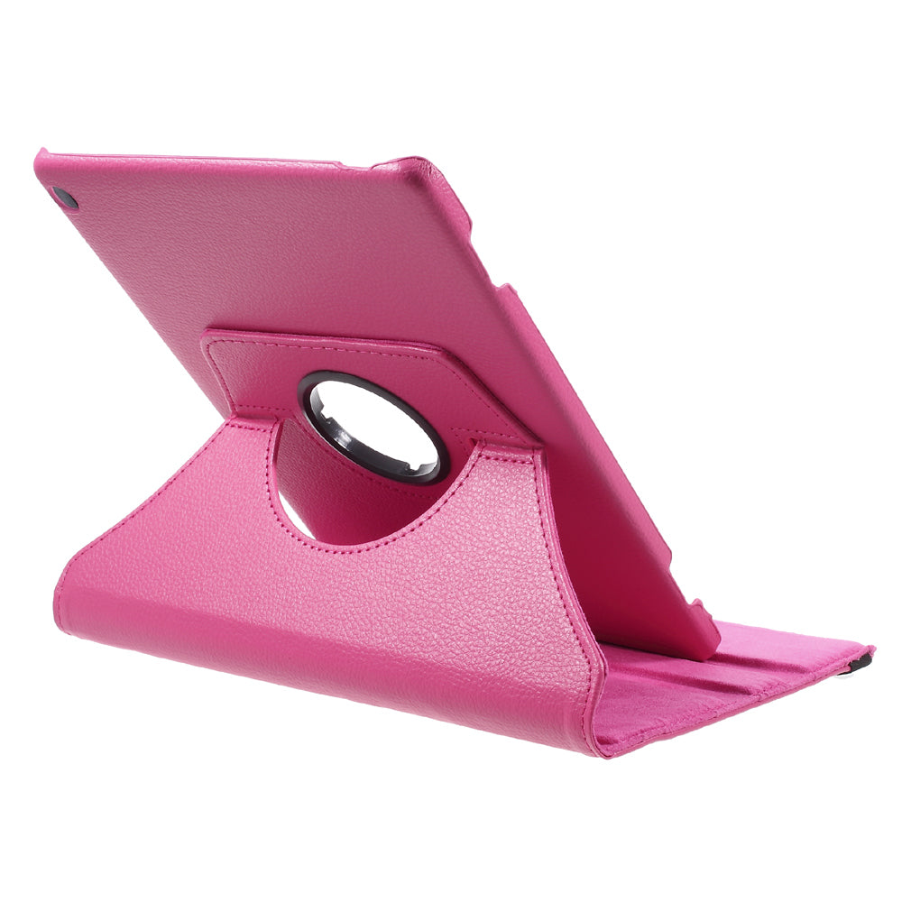 For Huawei MediaPad M3 Lite 10 (10.1 Inch) Litchi Grain 360 Degree Rotary Stand Leather Case