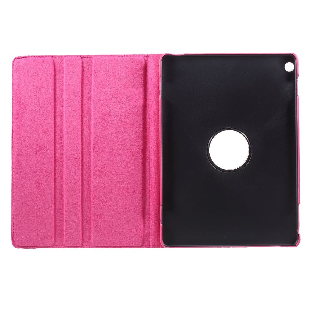 For Huawei MediaPad M3 Lite 10 (10.1 Inch) Litchi Grain 360 Degree Rotary Stand Leather Case