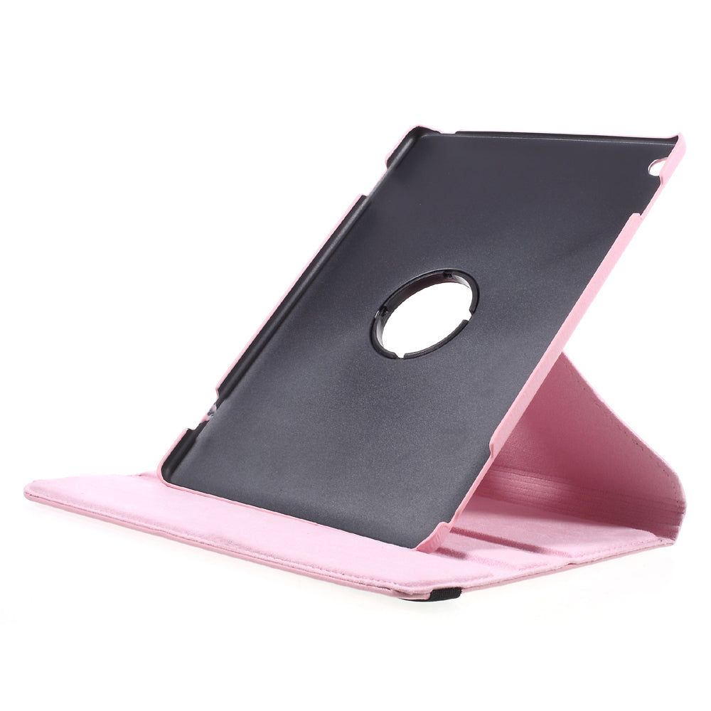 For Huawei MediaPad M3 Lite 10 (10.1 Inch) Litchi Grain 360 Degree Rotary Stand Leather Case