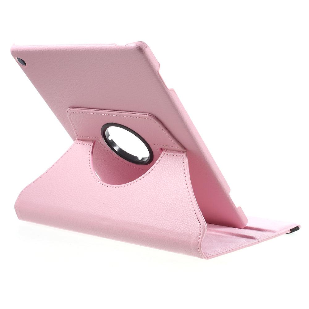 For Huawei MediaPad M3 Lite 10 (10.1 Inch) Litchi Grain 360 Degree Rotary Stand Leather Case