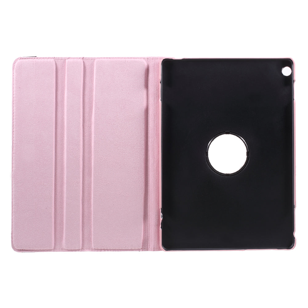 For Huawei MediaPad M3 Lite 10 (10.1 Inch) Litchi Grain 360 Degree Rotary Stand Leather Case