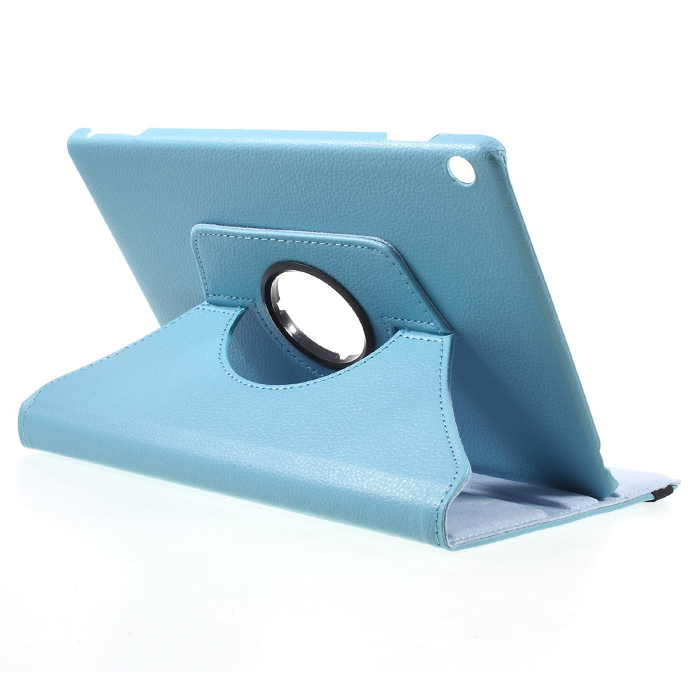 For Huawei MediaPad M3 Lite 10 (10.1 Inch) Litchi Grain 360 Degree Rotary Stand Leather Case