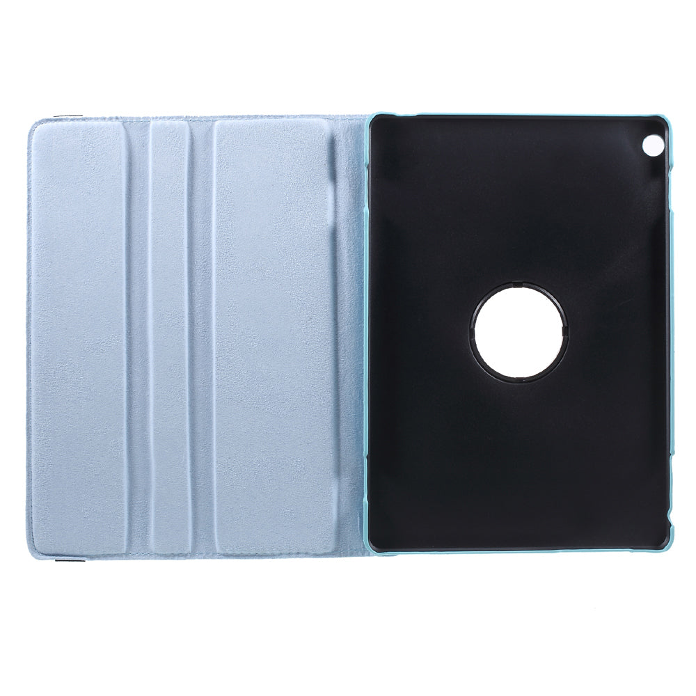 For Huawei MediaPad M3 Lite 10 (10.1 Inch) Litchi Grain 360 Degree Rotary Stand Leather Case