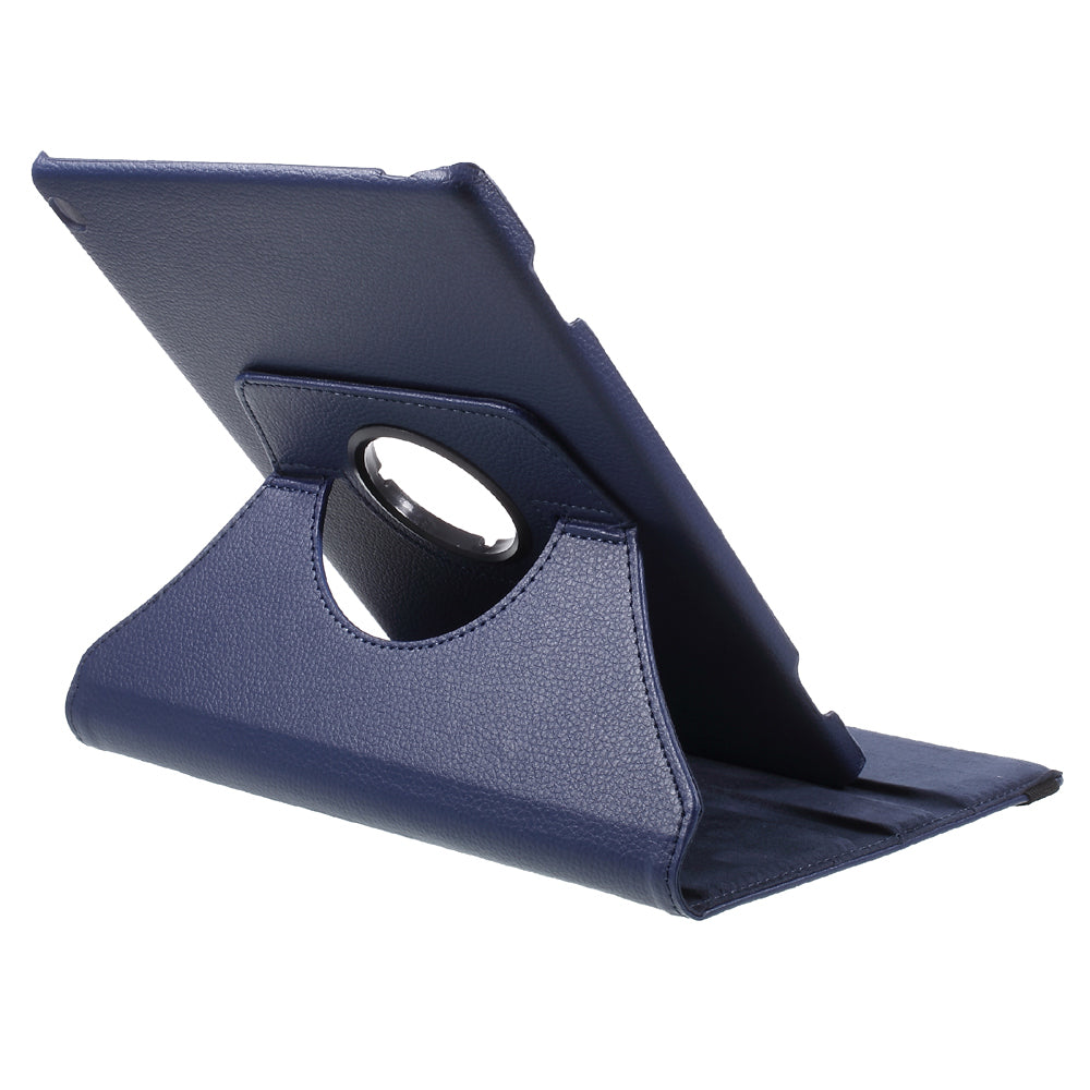For Huawei MediaPad M3 Lite 10 (10.1 Inch) Litchi Grain 360 Degree Rotary Stand Leather Case