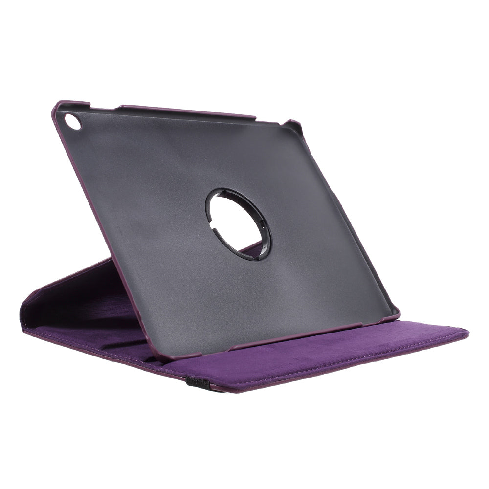 For Huawei MediaPad M3 Lite 10 (10.1 Inch) Litchi Grain 360 Degree Rotary Stand Leather Case