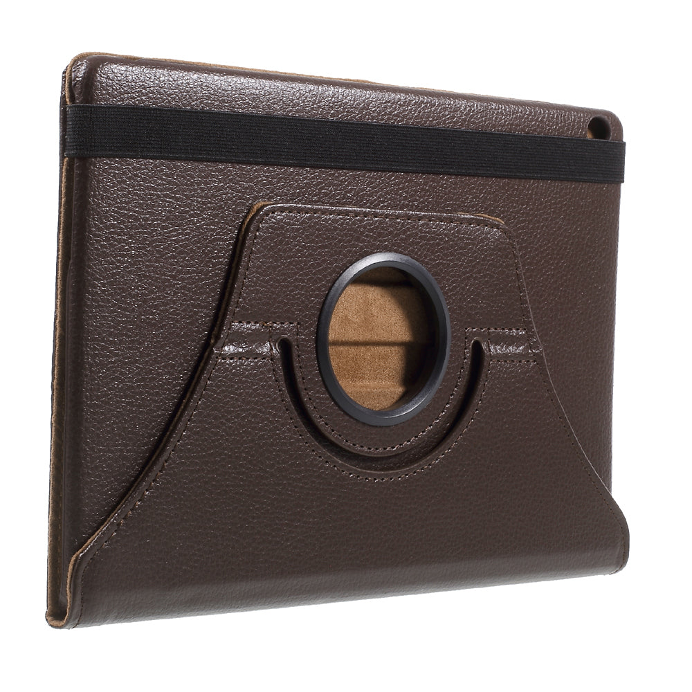 For Huawei MediaPad M3 Lite 10 (10.1 Inch) Litchi Grain 360 Degree Rotary Stand Leather Case