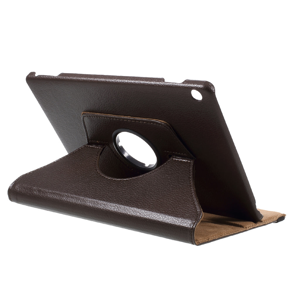 For Huawei MediaPad M3 Lite 10 (10.1 Inch) Litchi Grain 360 Degree Rotary Stand Leather Case