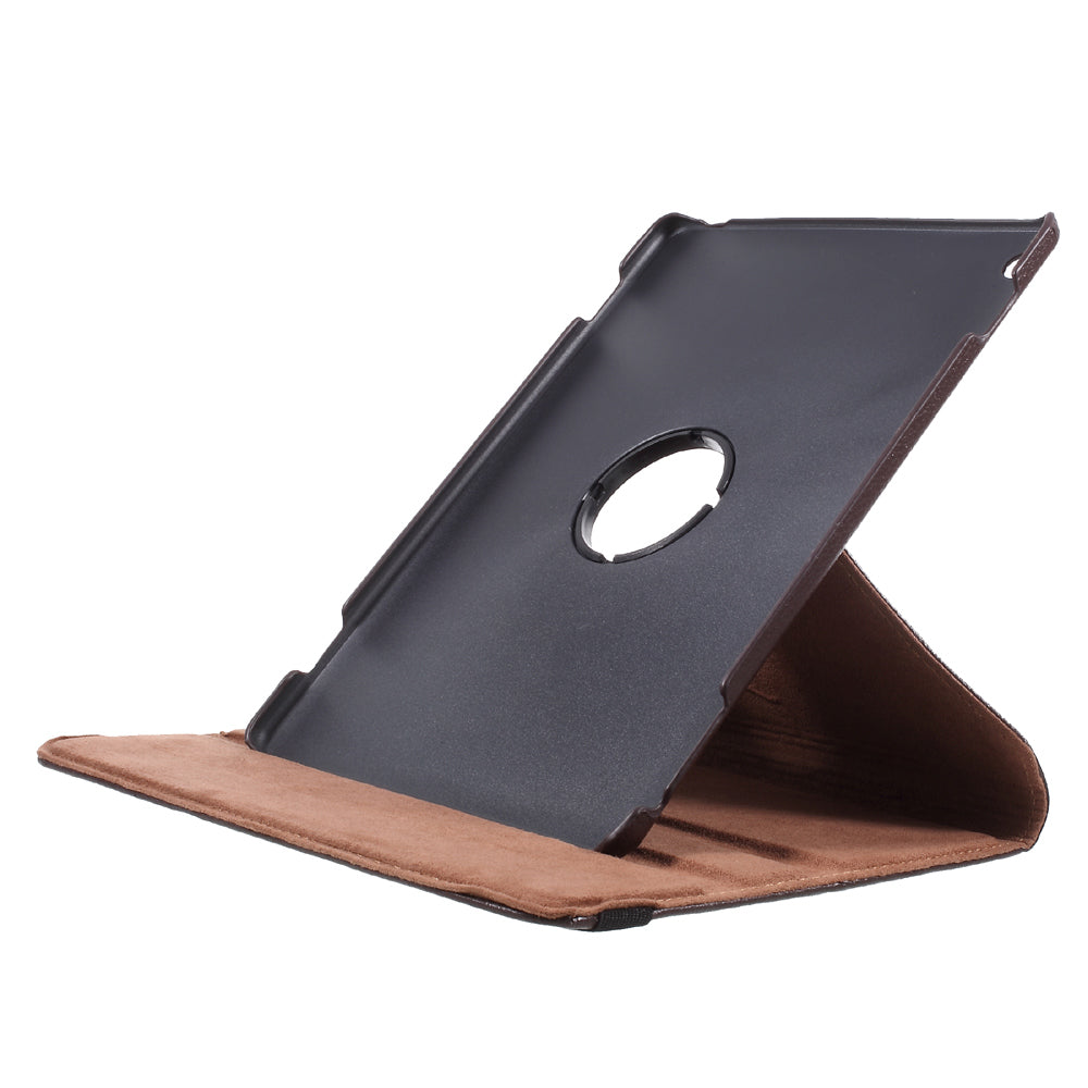 For Huawei MediaPad M3 Lite 10 (10.1 Inch) Litchi Grain 360 Degree Rotary Stand Leather Case
