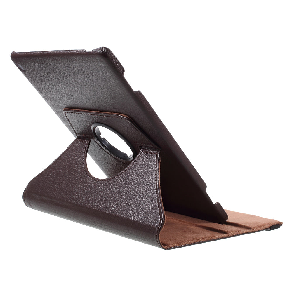 For Huawei MediaPad M3 Lite 10 (10.1 Inch) Litchi Grain 360 Degree Rotary Stand Leather Case