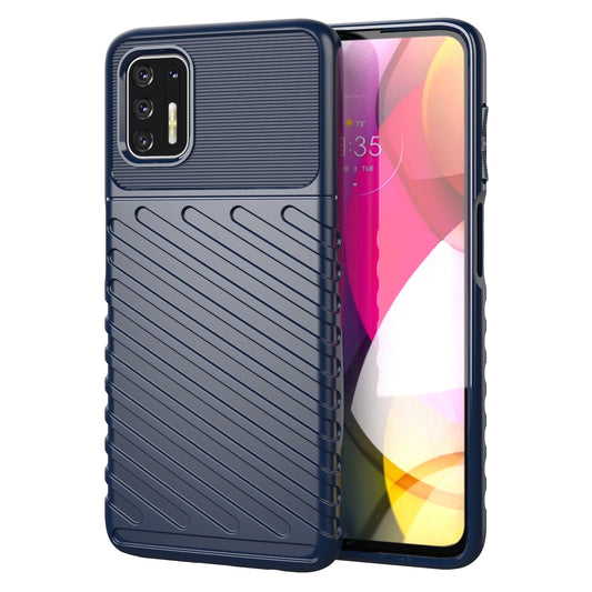 Thunder Series Twill Texture Thickened TPU Protective Cover Case for Motorola Moto G Stylus 4G (2021)
