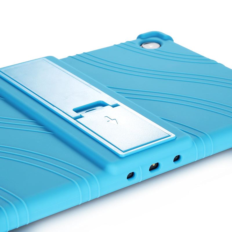 Soft Silicone Tablet Cover Case with Slide-Out Kickstand Design for Lenovo Tab M10 HD Gen 2 TB-X306