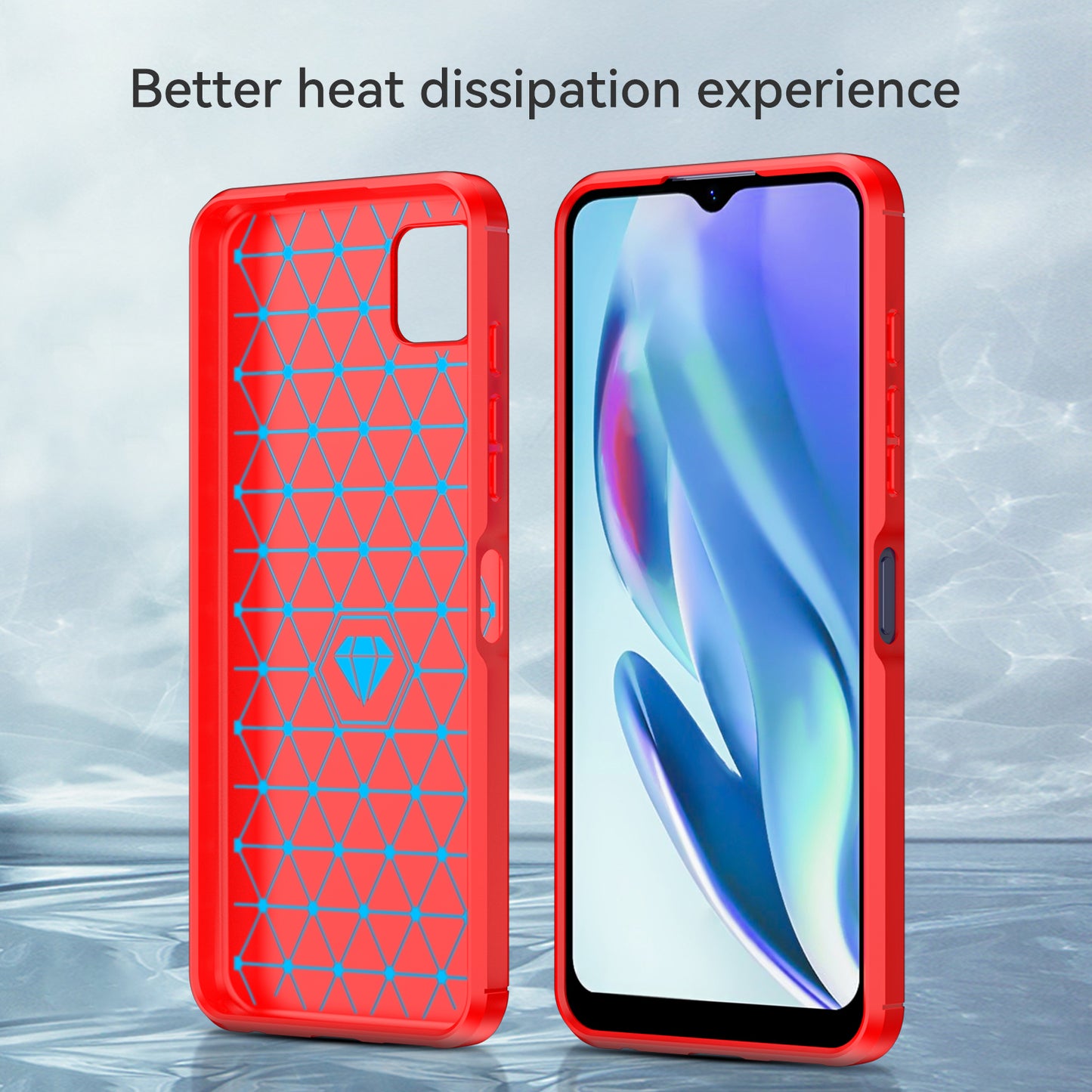 1.8mm Ultra Thin Flexible TPU Case Carbon Fiber Texture Drop-Proof Anti-Fall Air Bag Phone Cover with Brushed Surface for Motorola Moto G50 5G