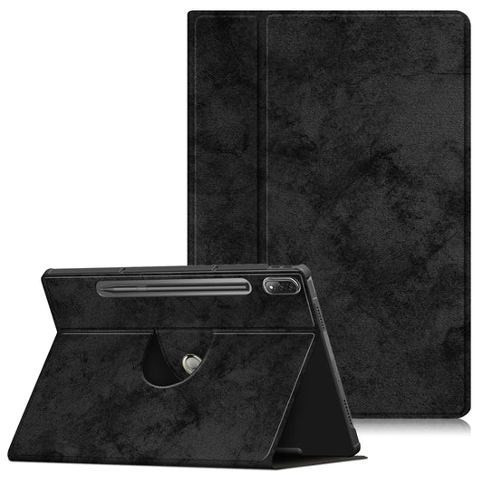 For Lenovo Tab P12 Pro 12.6 inch PU Leather Rotary Stand Tablet Case with Auto Wake/Sleep