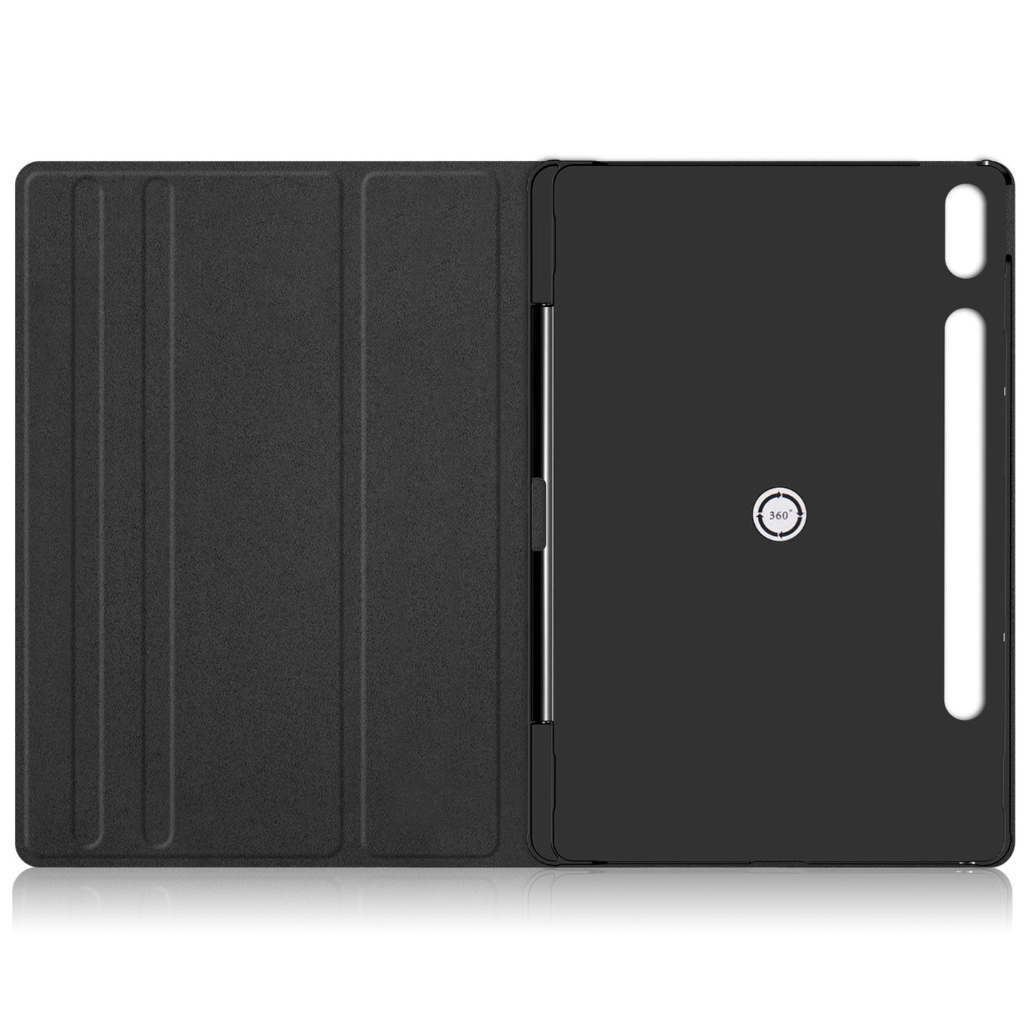 For Lenovo Tab P12 Pro 12.6 inch PU Leather Rotary Stand Tablet Case with Auto Wake/Sleep