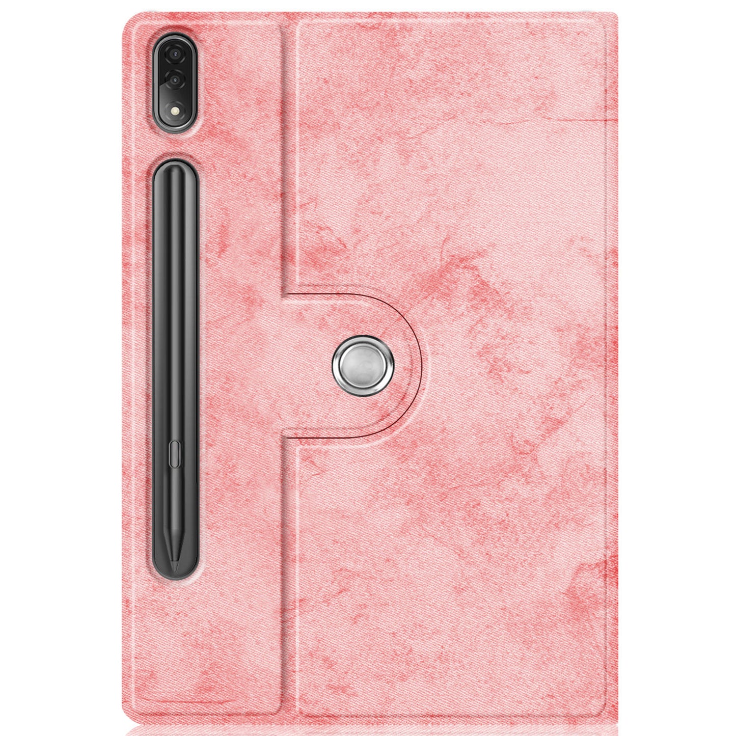 For Lenovo Tab P12 Pro 12.6 inch PU Leather Rotary Stand Tablet Case with Auto Wake/Sleep