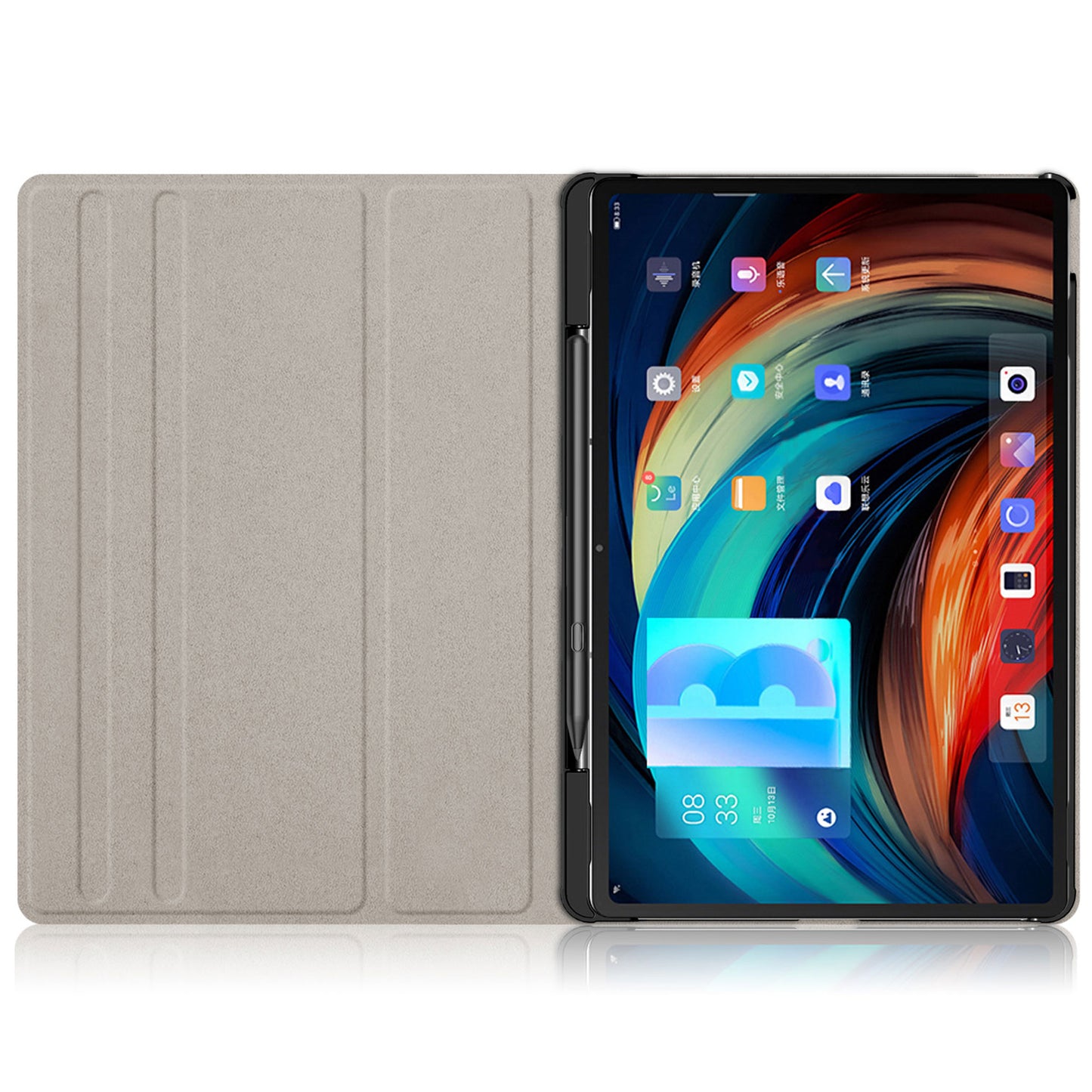 For Lenovo Tab P12 Pro 12.6 inch PU Leather Rotary Stand Tablet Case with Auto Wake/Sleep