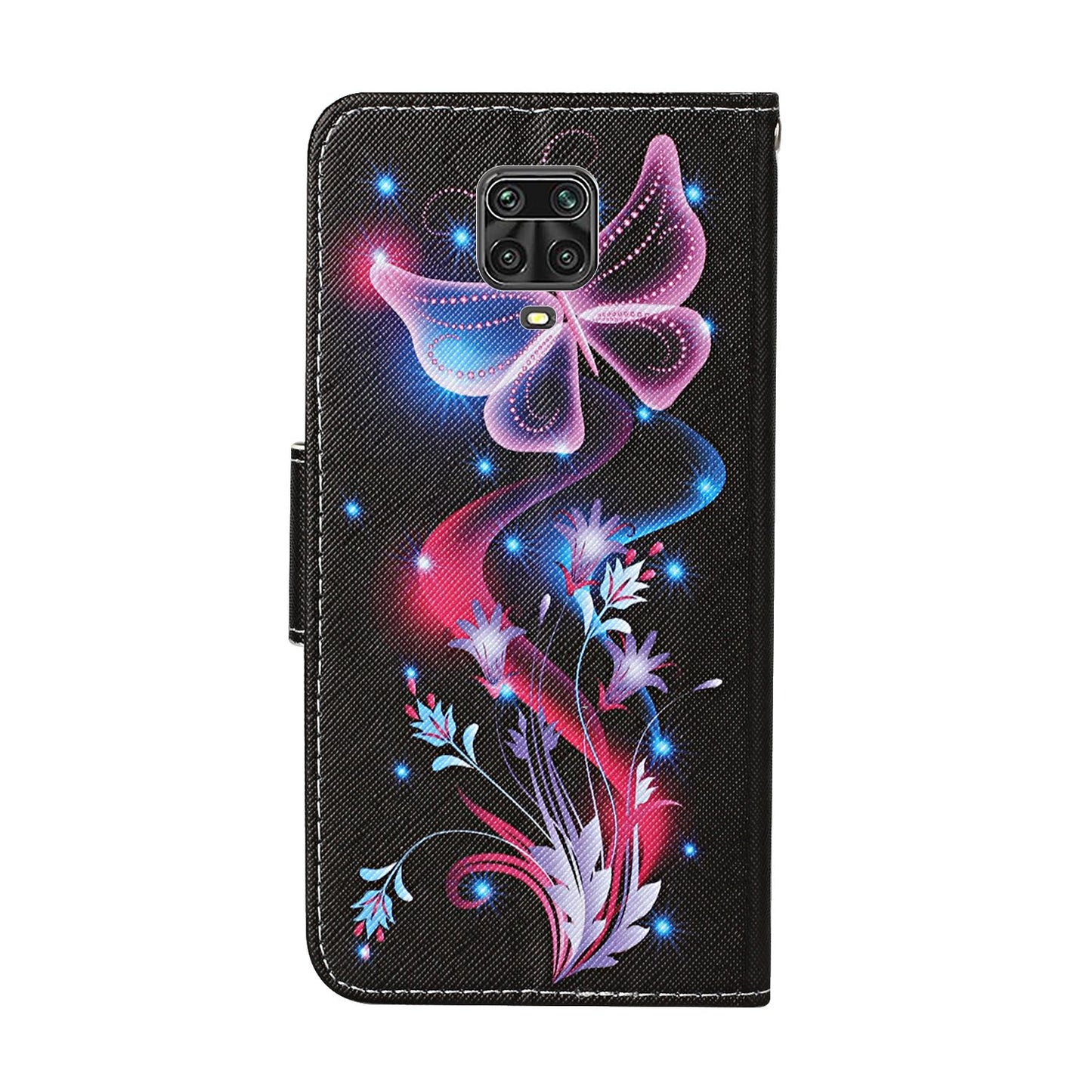 Pattern Printing Flip Leather Wallet Phone Case for Xiaomi Redmi Note 9 Pro
