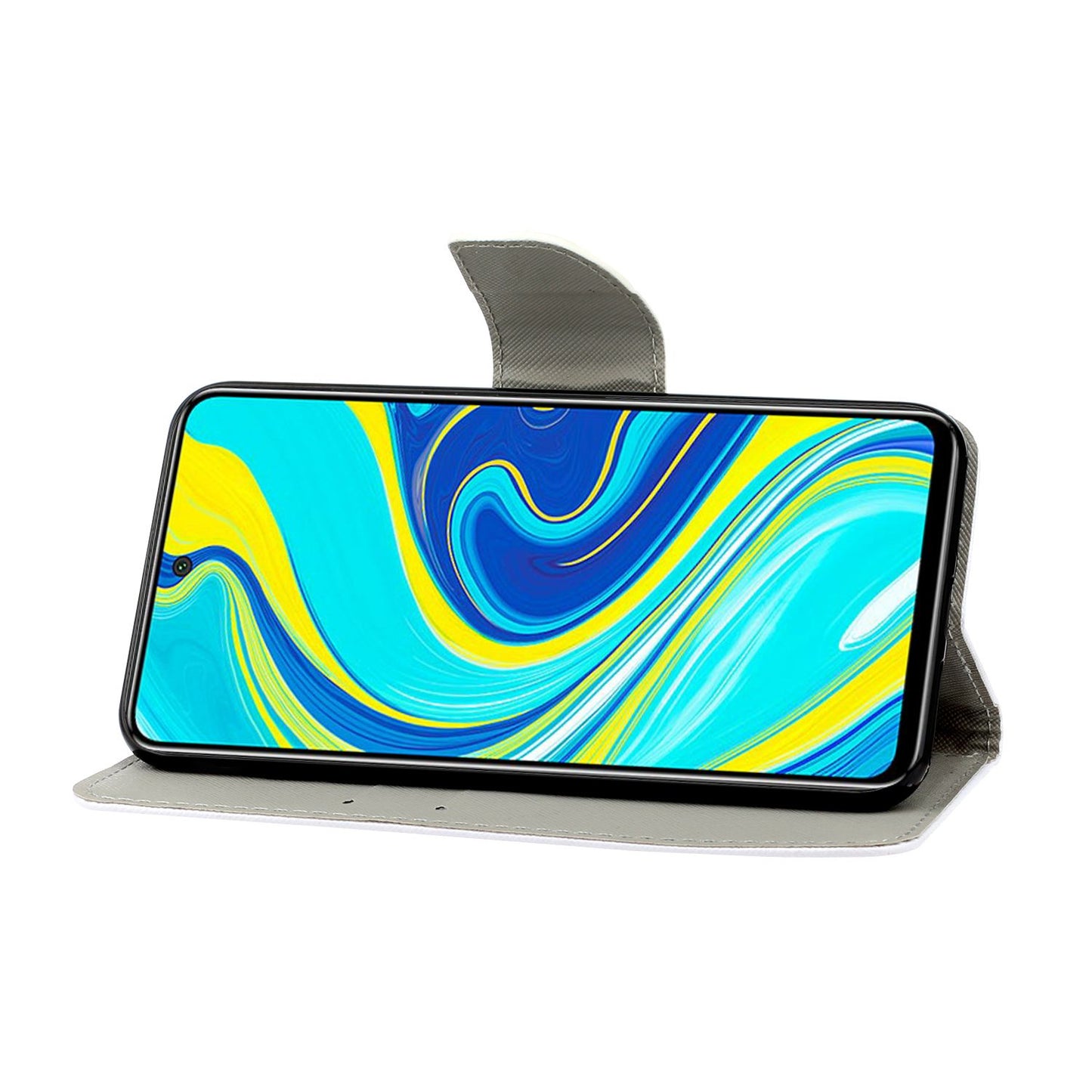 Pattern Printing Flip Leather Wallet Phone Case for Xiaomi Redmi Note 9 Pro