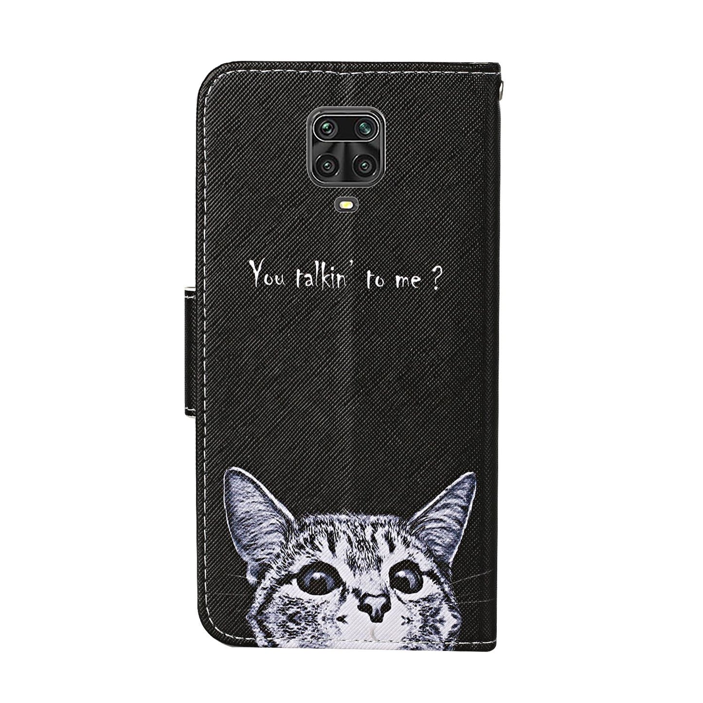Pattern Printing Flip Leather Wallet Phone Case for Xiaomi Redmi Note 9 Pro