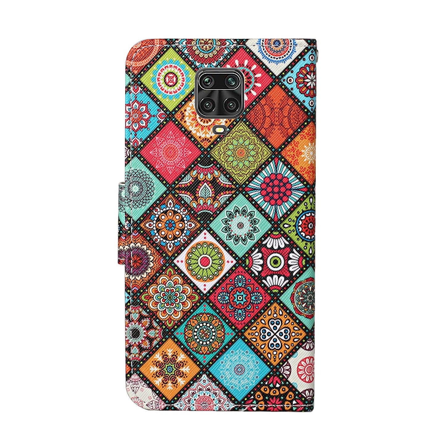 Pattern Printing Flip Leather Wallet Phone Case for Xiaomi Redmi Note 9 Pro