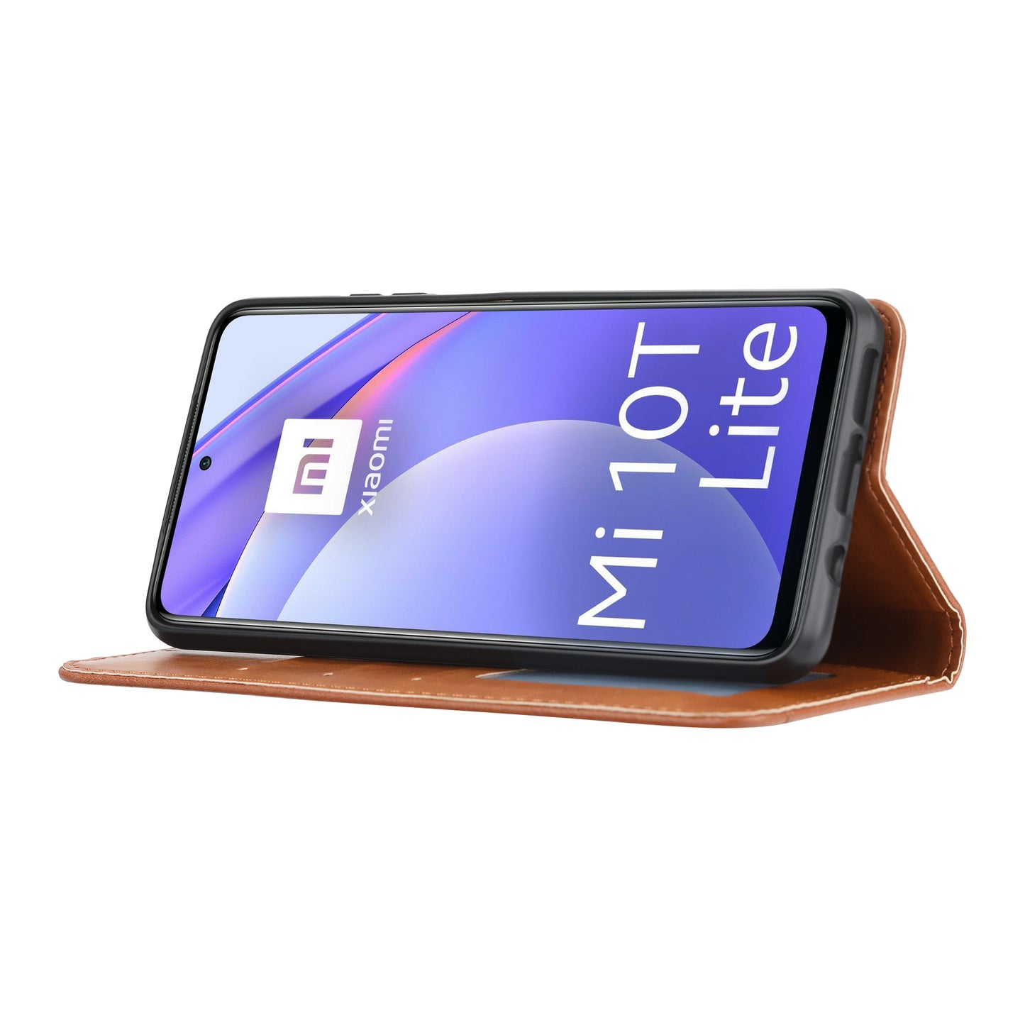 Magnetic Leather Cover Wallet Stand Phone Shell with Inner Wallet and Outer Card Holder for Xiaomi Mi 10T Lite 5G/Redmi Note 9 Pro 5G/Mi 10i 5G