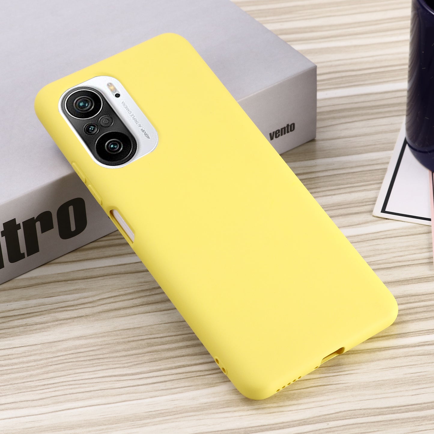 Liquid Silicone Soft Cover Case with Handy Strap for Xiaomi Redmi K40/ K40 Pro/ K40 Pro+/ Poco F3/ Mi 11i