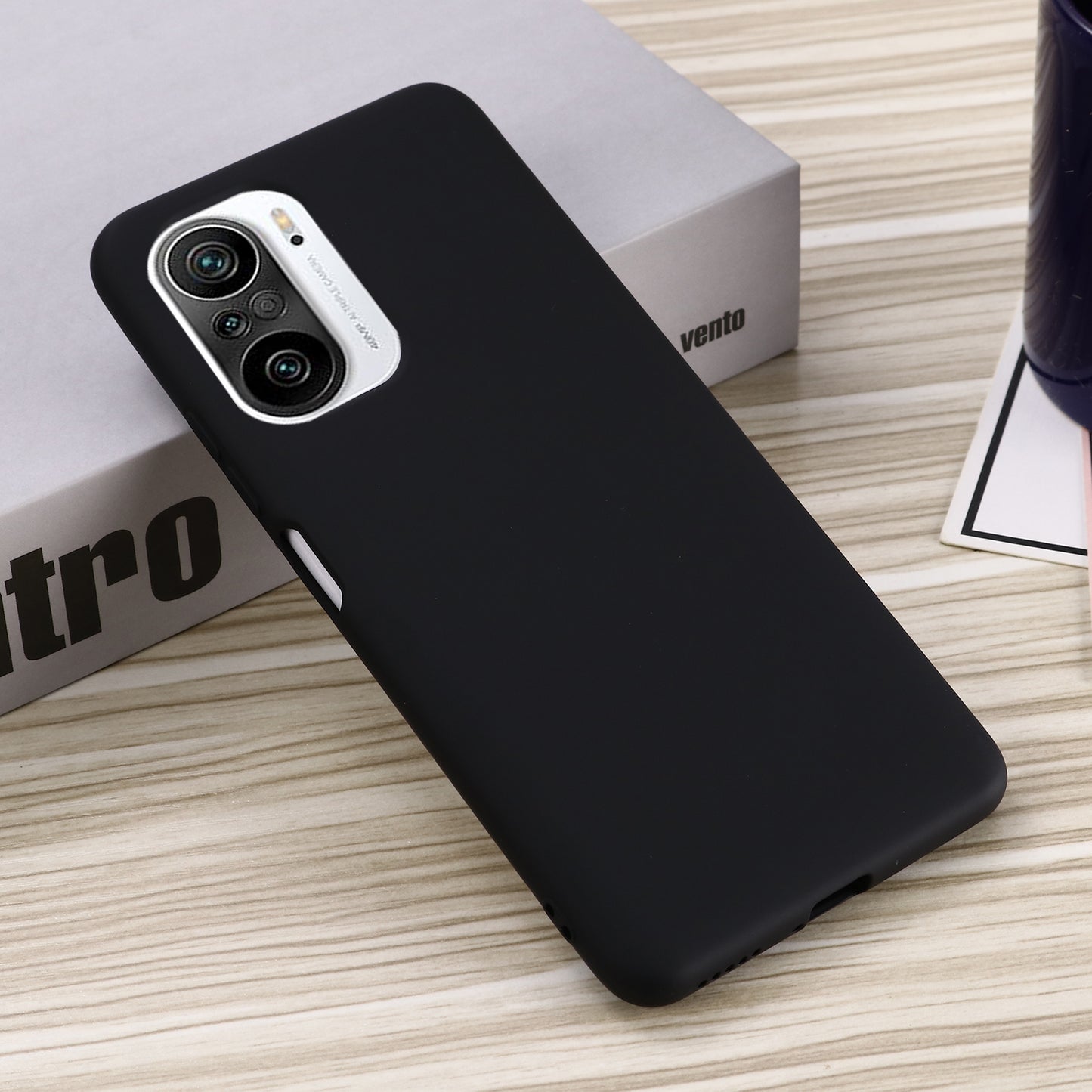 Liquid Silicone Soft Cover Case with Handy Strap for Xiaomi Redmi K40/ K40 Pro/ K40 Pro+/ Poco F3/ Mi 11i