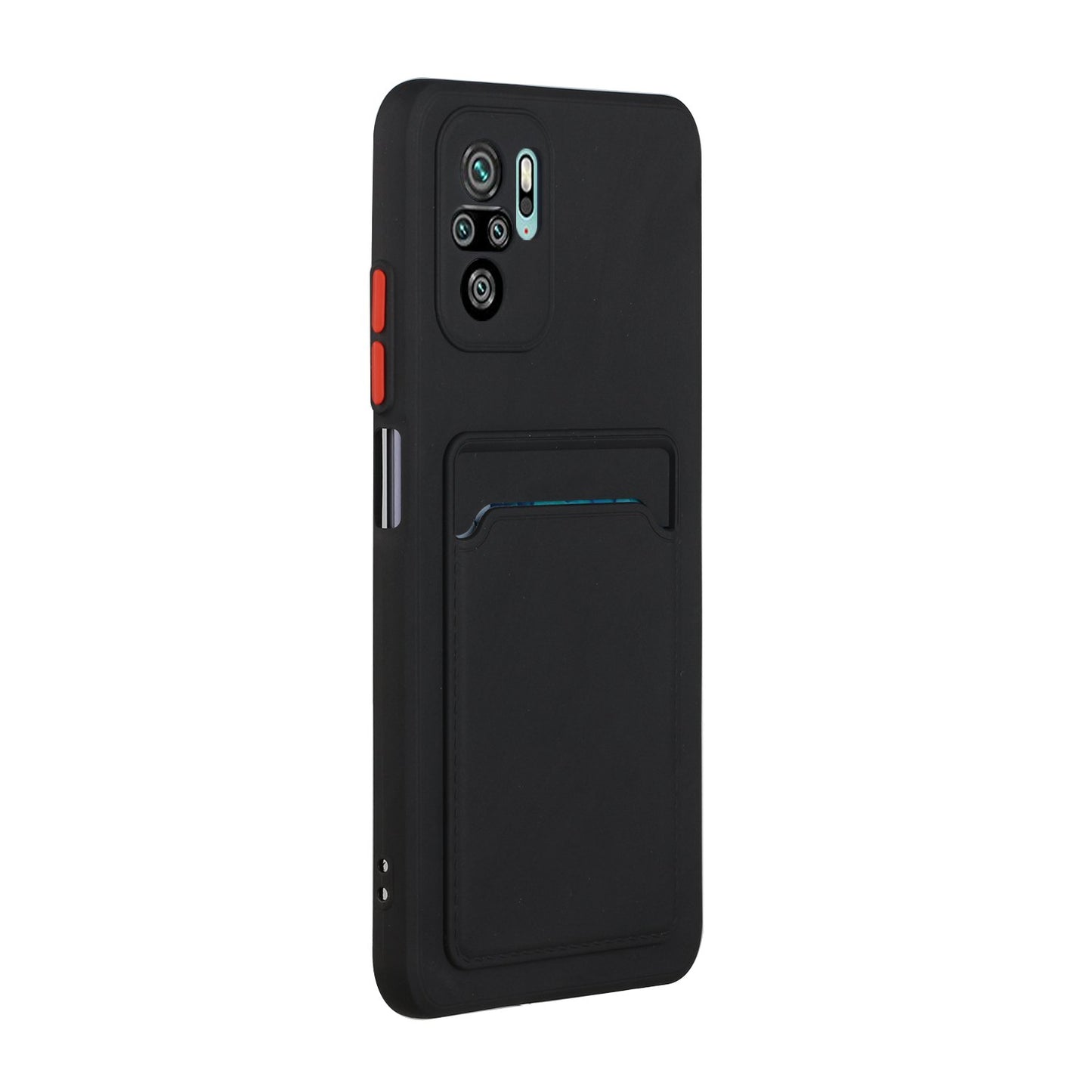 Soft TPU Phone Case Cover with Card Slot for Xiaomi Redmi Note 10 4G / Redmi Note 10S / Poco M5s 4G