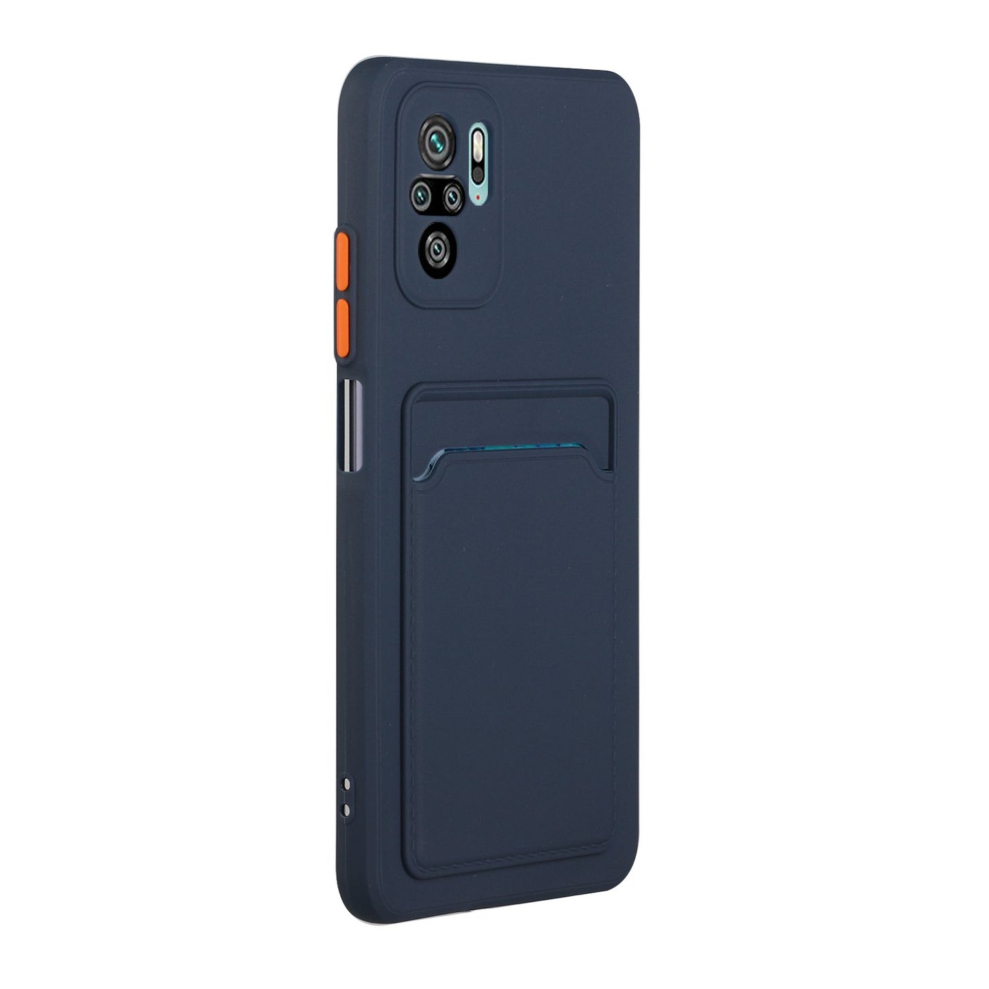Soft TPU Phone Case Cover with Card Slot for Xiaomi Redmi Note 10 4G / Redmi Note 10S / Poco M5s 4G