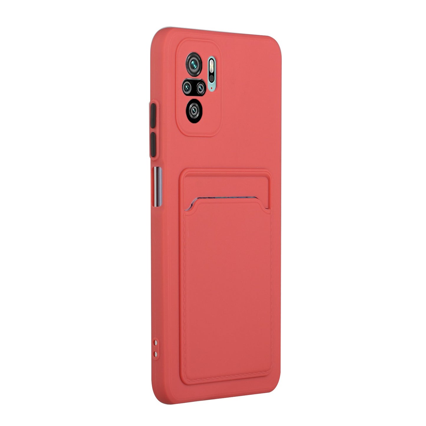 Soft TPU Phone Case Cover with Card Slot for Xiaomi Redmi Note 10 4G / Redmi Note 10S / Poco M5s 4G