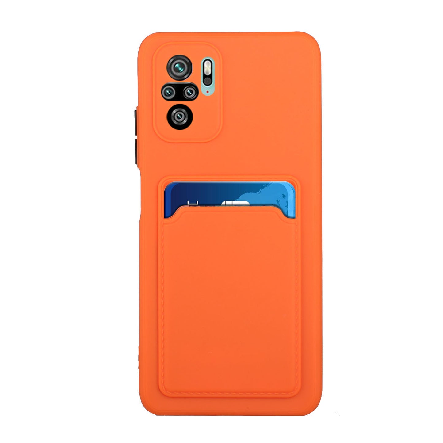 Soft TPU Phone Case Cover with Card Slot for Xiaomi Redmi Note 10 4G / Redmi Note 10S / Poco M5s 4G