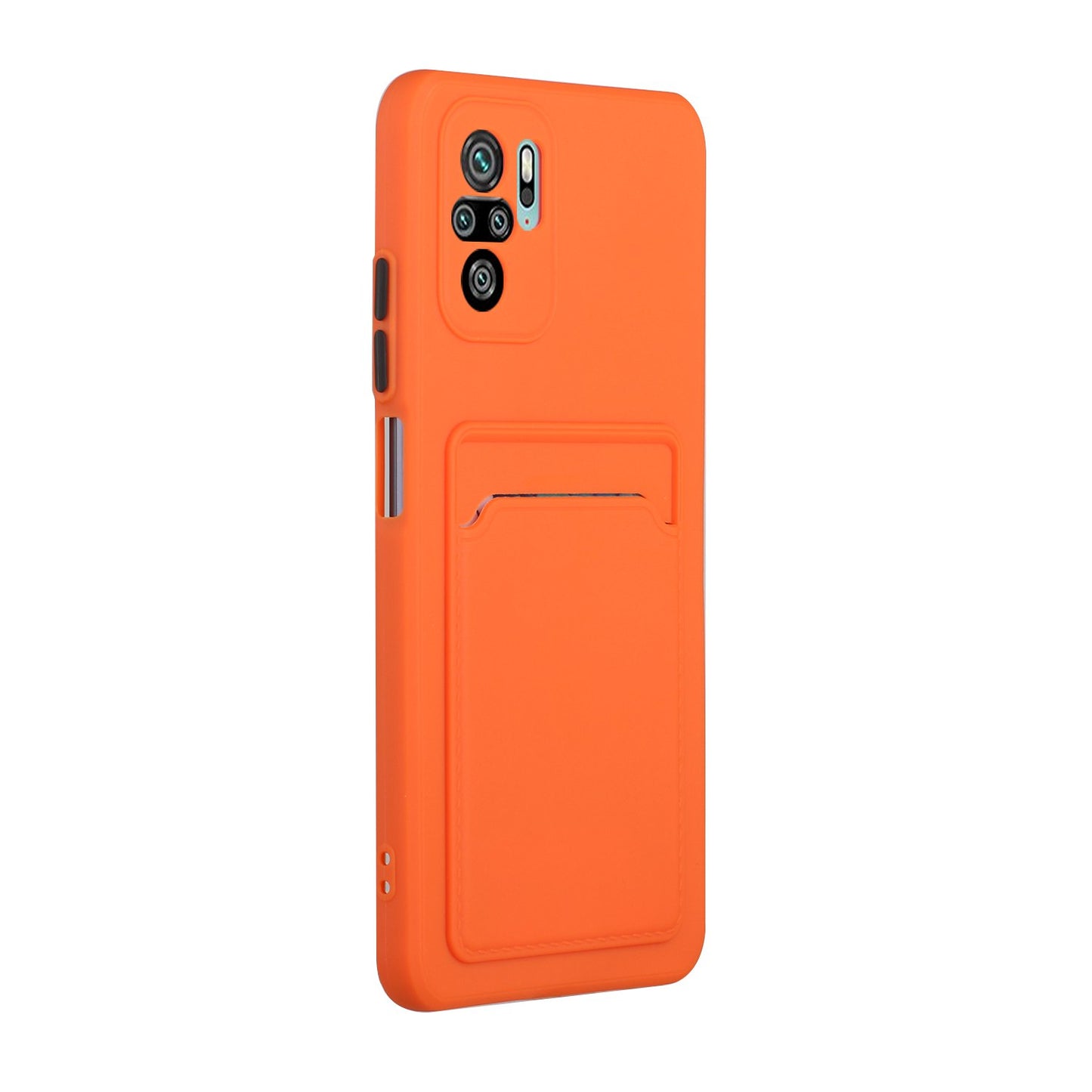 Soft TPU Phone Case Cover with Card Slot for Xiaomi Redmi Note 10 4G / Redmi Note 10S / Poco M5s 4G