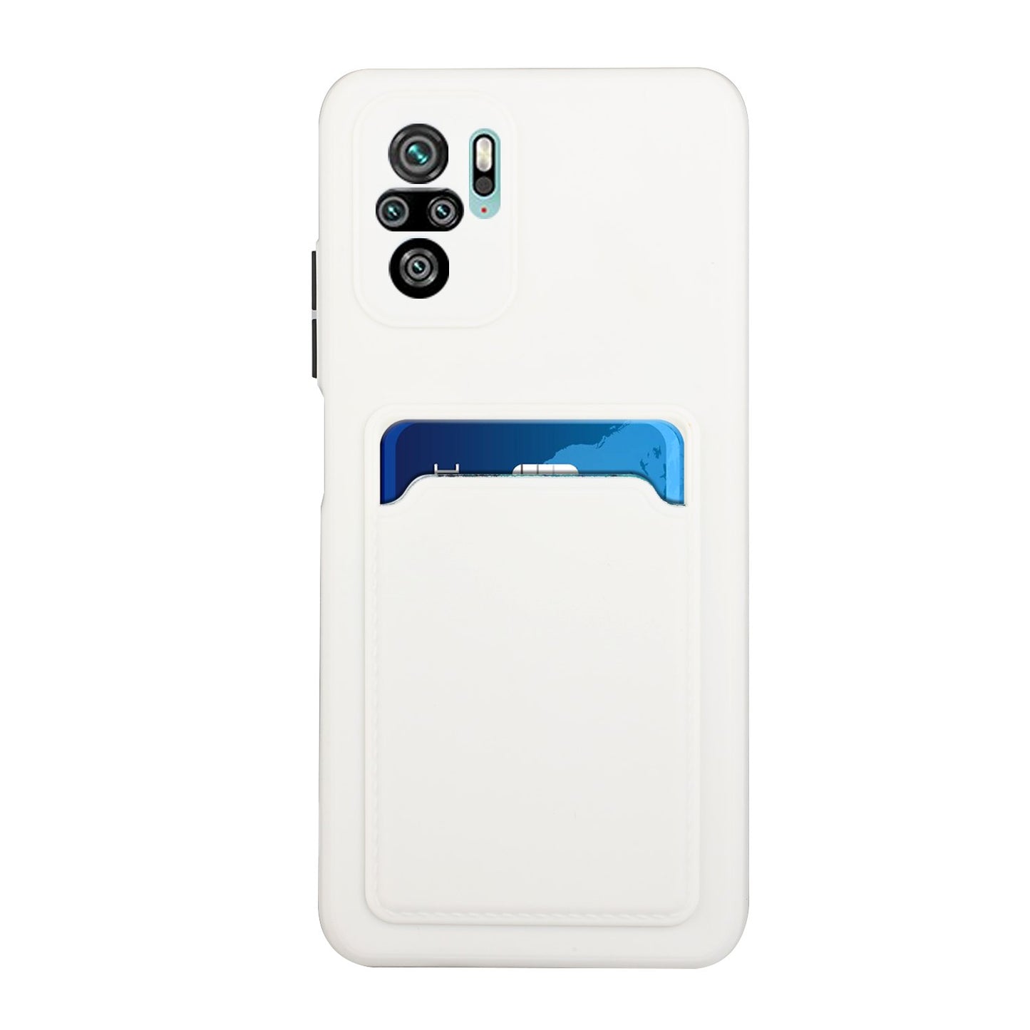 Soft TPU Phone Case Cover with Card Slot for Xiaomi Redmi Note 10 4G / Redmi Note 10S / Poco M5s 4G