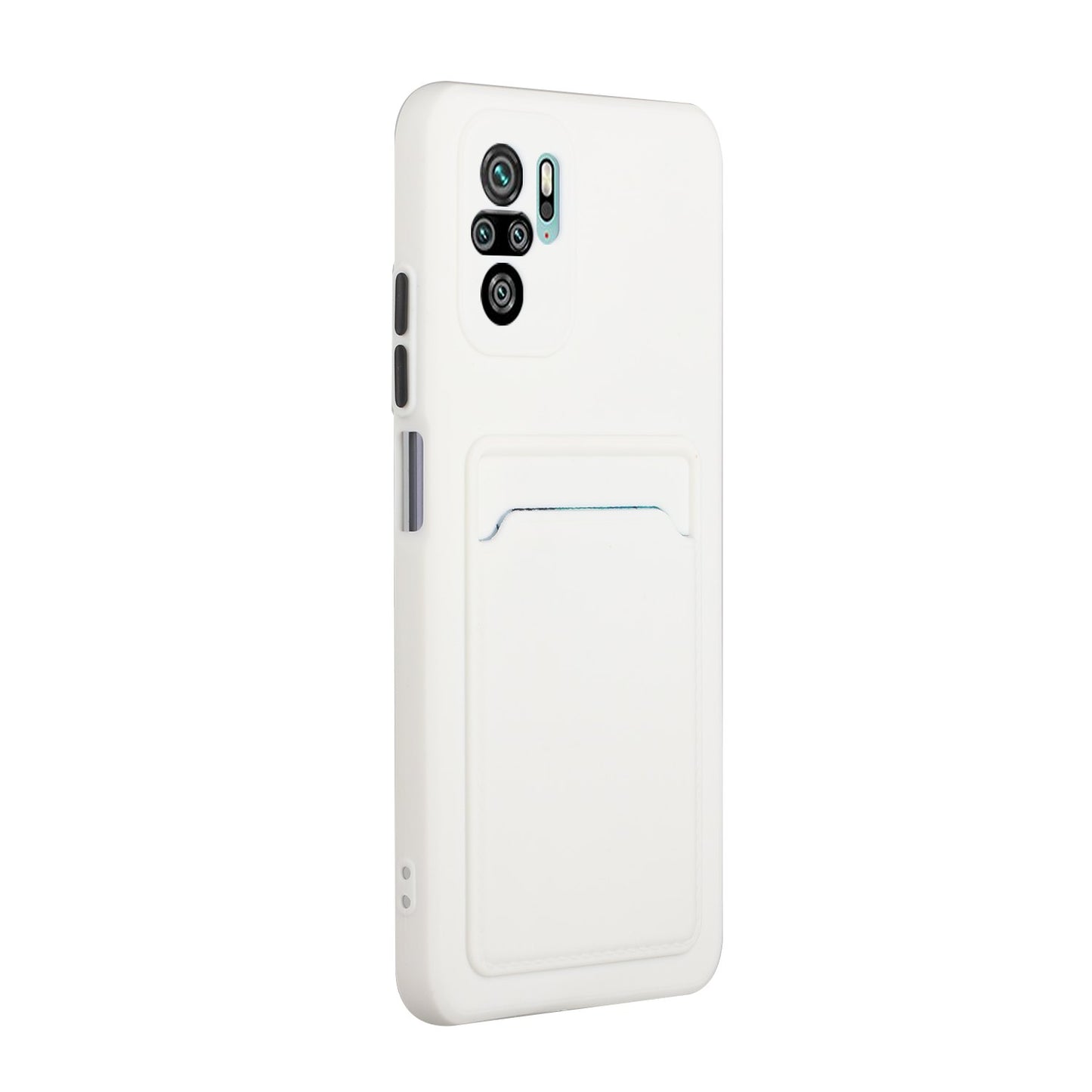 Soft TPU Phone Case Cover with Card Slot for Xiaomi Redmi Note 10 4G / Redmi Note 10S / Poco M5s 4G
