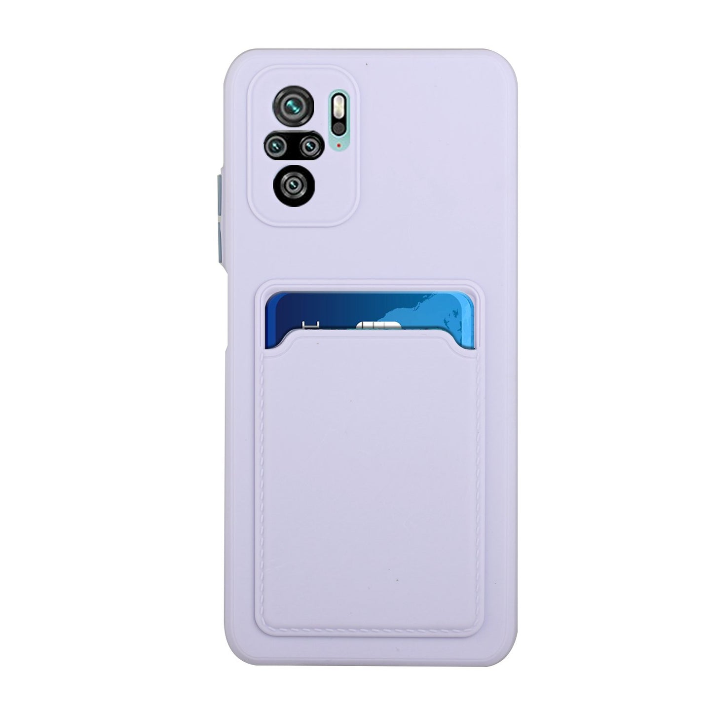 Soft TPU Phone Case Cover with Card Slot for Xiaomi Redmi Note 10 4G / Redmi Note 10S / Poco M5s 4G