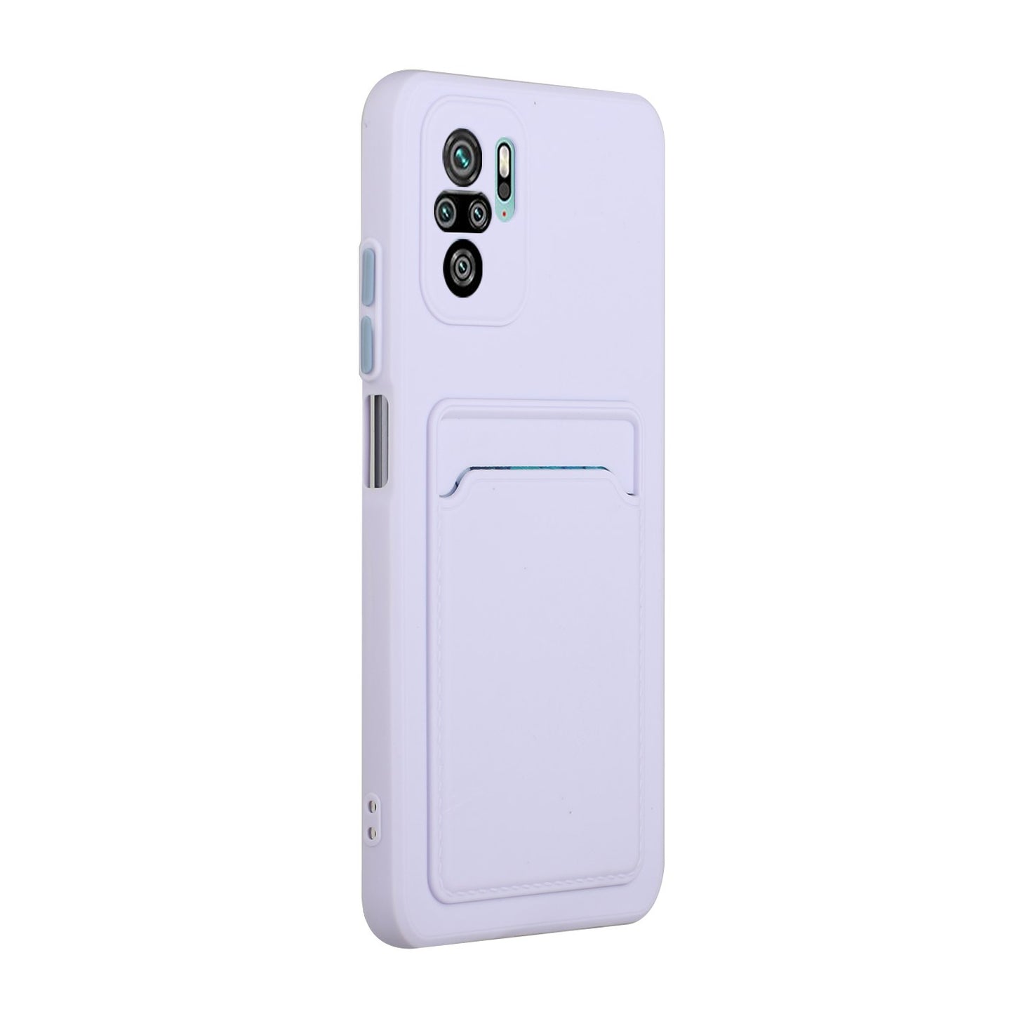 Soft TPU Phone Case Cover with Card Slot for Xiaomi Redmi Note 10 4G / Redmi Note 10S / Poco M5s 4G