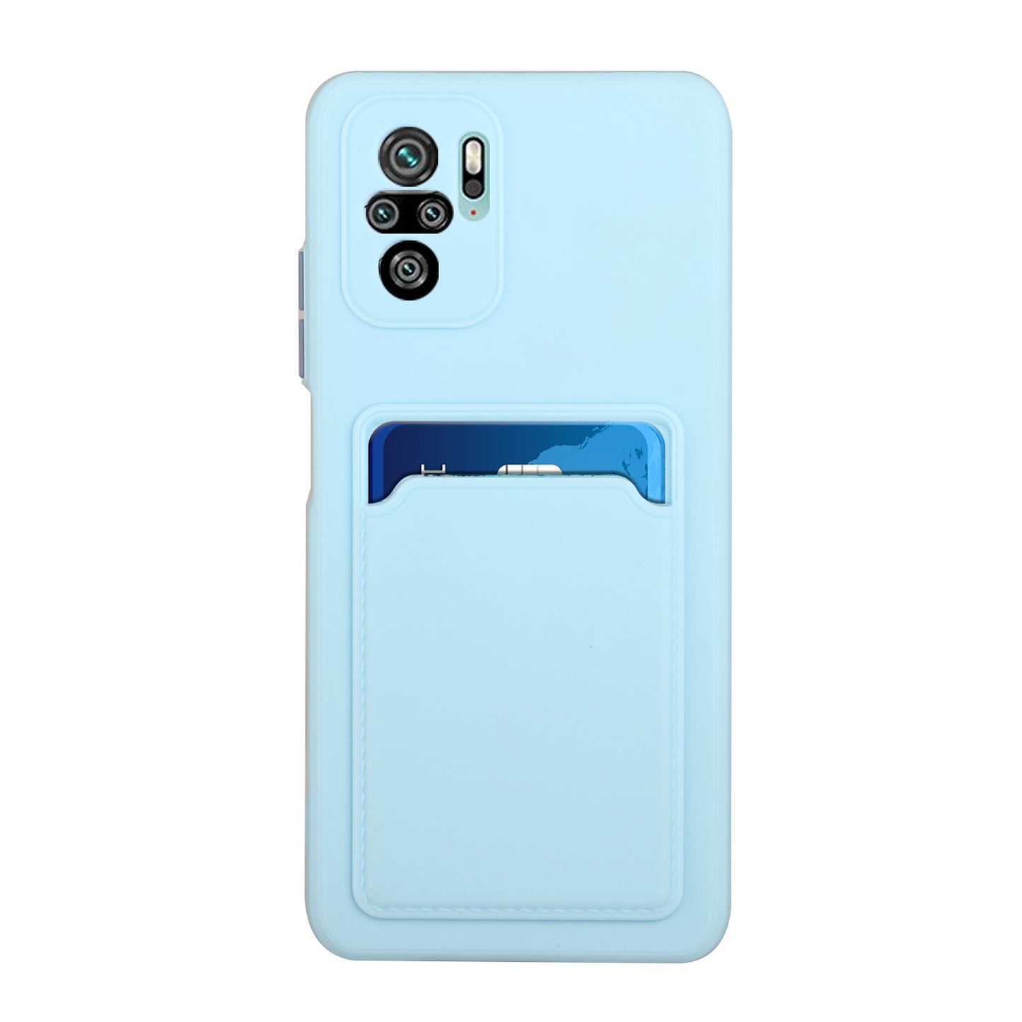Soft TPU Phone Case Cover with Card Slot for Xiaomi Redmi Note 10 4G / Redmi Note 10S / Poco M5s 4G