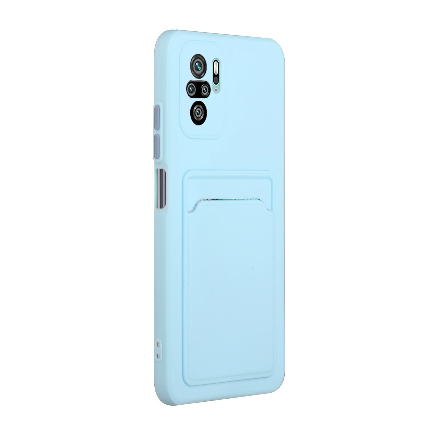 Soft TPU Phone Case Cover with Card Slot for Xiaomi Redmi Note 10 4G / Redmi Note 10S / Poco M5s 4G