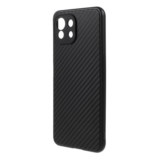 For Xiaomi Mi 11 Lite 4G / 5G /11 Lite 5G NE Carbon Fiber Texture Soft TPU Protection Cover
