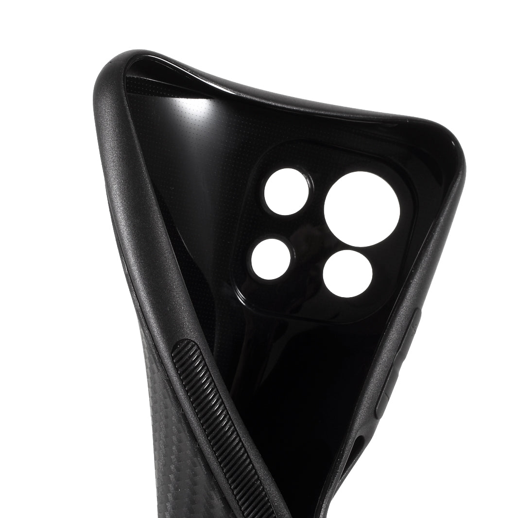 For Xiaomi Mi 11 Lite 4G / 5G /11 Lite 5G NE Carbon Fiber Texture Soft TPU Protection Cover