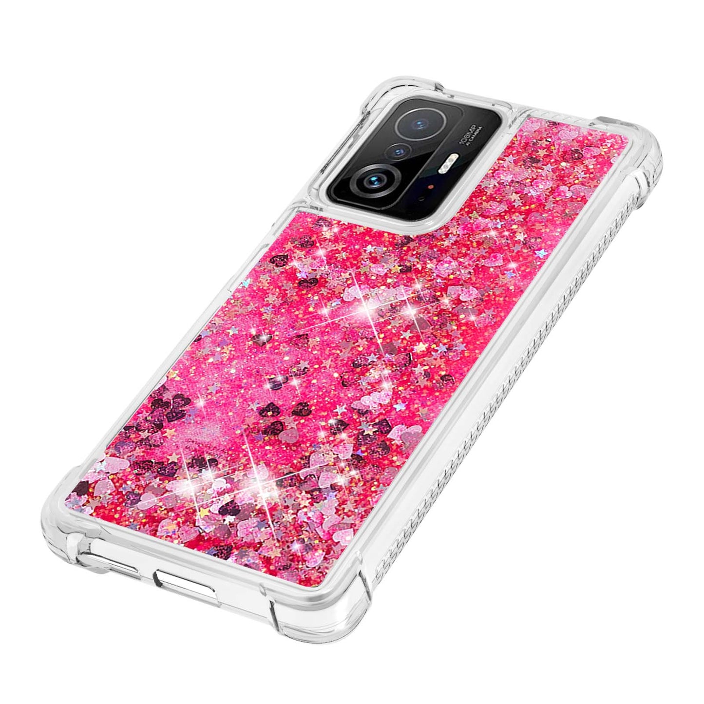Colorful Quicksand Series Flowing Liquid Floating Soft TPU Phone Case for Xiaomi 11T / 11T Pro